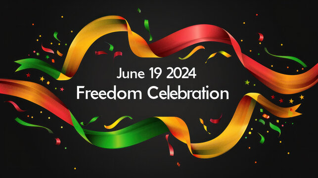 Juneteenth Emancipation Day. 19 June, African American Independence Day