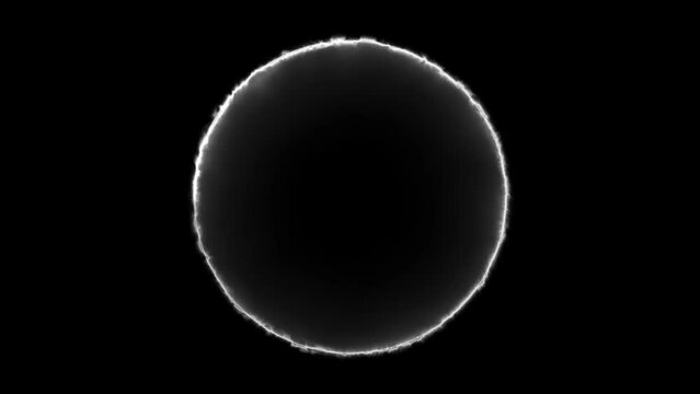 abstract glow shine circle seamless loop design