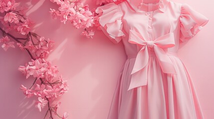 Pink Aesthetic Fashion: Coquette Bow Style