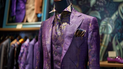 Purple Suit Trend: Upcycled and Sustainable Fashion Collection