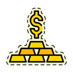Gold Investment Sticker