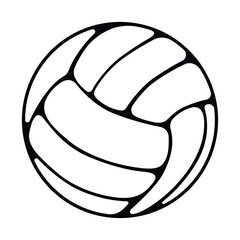 volleyball ball sport coloring pages
