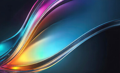 Obraz premium Modern sleek beautiful gradient glass background for design,