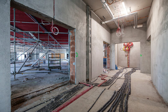 Neubau Baustelle im Rohbau