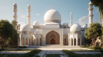 Obraz premium 3d rendering of mosque