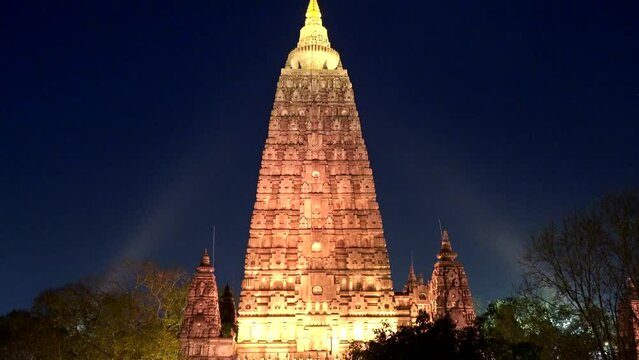 Bodh Gaya Temple, site of Buddha's enlightenment, Bihar, India