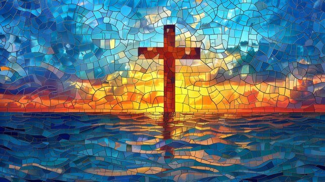 Cross in the Middle of the Ocean