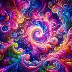 Obraz premiumabstract background with swirls