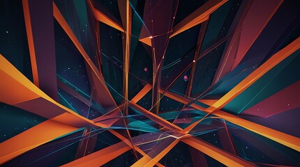  3D rendering of geometric shapes.