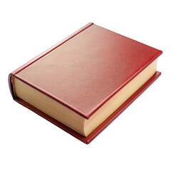 Closed Red Leather Bound Book