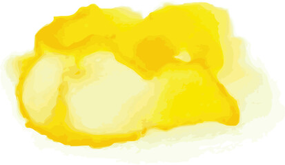 Yellow, gold watercolor abstract background, splash, stain, paint brush design element. Aquarelle hand drawn paper texture, liquid colour. Colourful texture, wash.