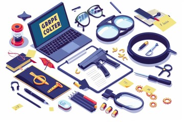 Police and detectives working together, symbolizing teamwork in investigation