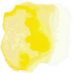 Obraz premium Yellow, gold watercolor abstract background, splash, stain, paint brush design element. Aquarelle hand drawn paper texture, liquid colour. Colourful texture, wash.