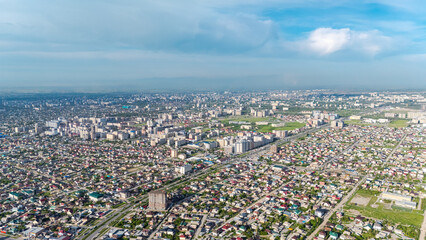 Obraz premium Aerial View of Bishkek City