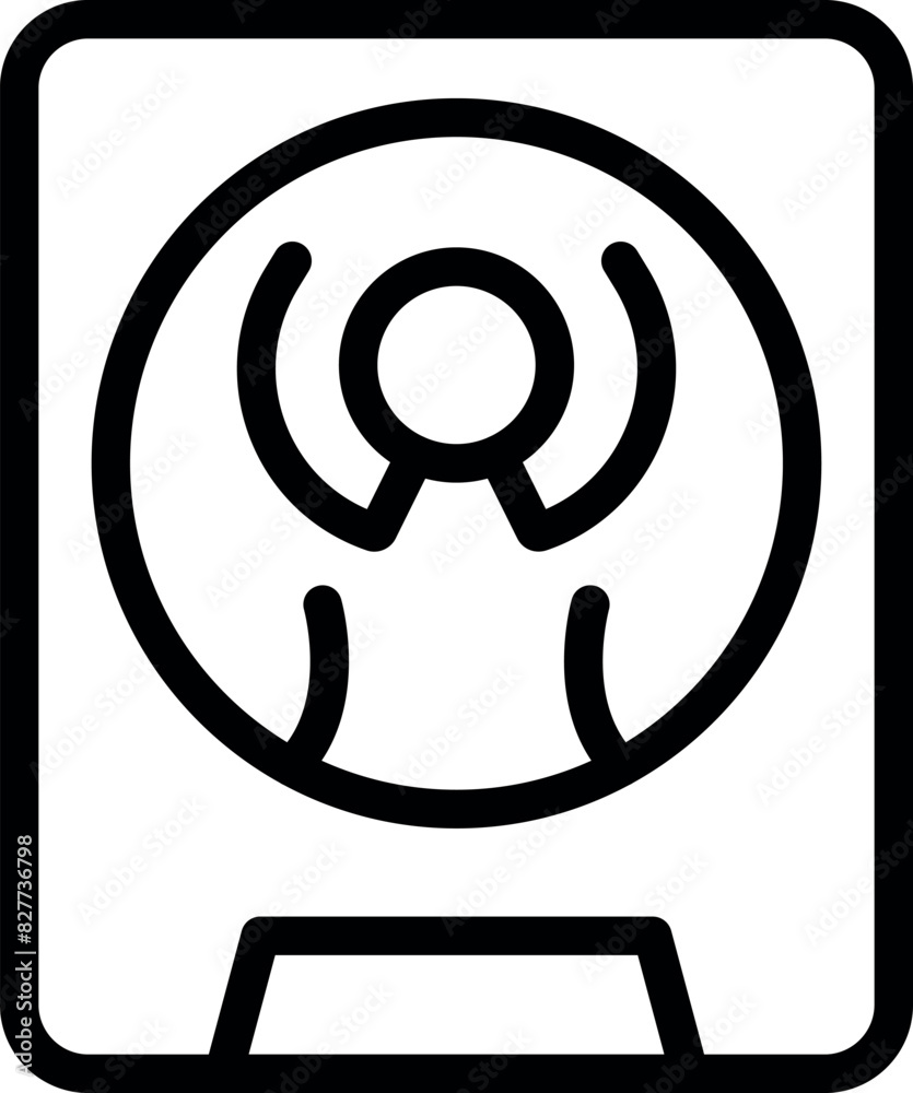 Poster simple and modern wireless signal icon illustration for internet connectivity. wifi access. and netw