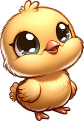 Obraz premium Cartoon Baby Duck