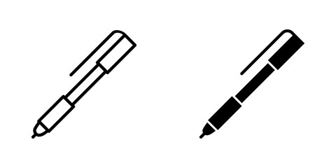 Fountain pen icon. Pen vector illustration isolated.