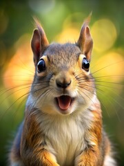 Obraz premium squirrel in the park