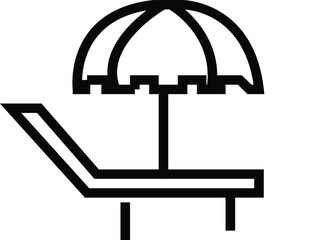 FURNITURE - thin line vector icon. Pixel perfect. Editable stroke Furniture - minimal thin line web icon. Outline icon. Simple vector illustration with transparent background.