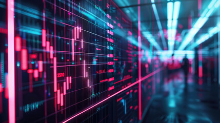 Real-Time Bitcoin Graphs on Digital Display