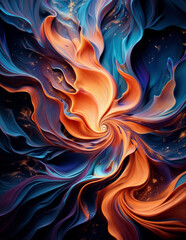 abstract fire background