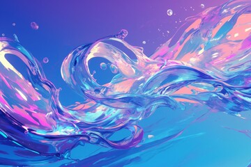 A mosaic of water droplets, a work of beauty