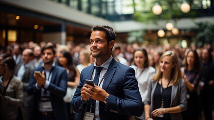 Obraz premium business people in the city