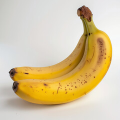 Bunch of fresh bananas in the organic food market