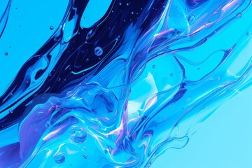 Water droplets in a state of fluidity