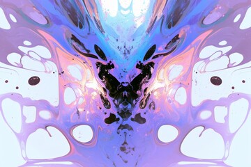 Fototapeta premium Water droplets in a whirlwind of color
