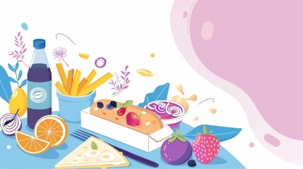 Design a visually striking