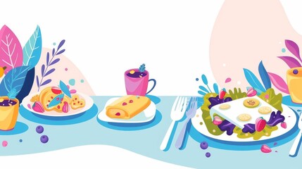 Naklejka premium Craft an image showing a quirky