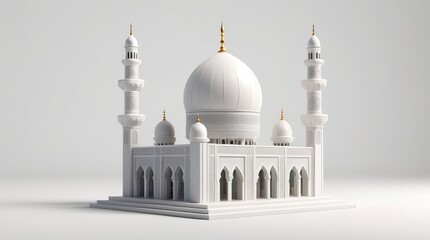 Obraz premium 3d rendering of mosque