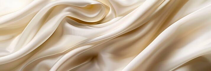 Fototapeta premium Cream fabric background