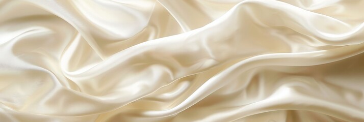 Fototapeta premium Cream fabric background