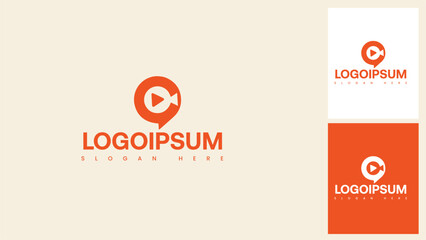 Modern Abstract Shapes Company Logo