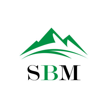 SBM letter logo design on white background. Creative  modern SBM letter logo design. Vector design.
Letters SBM, SBM logo  vector template.