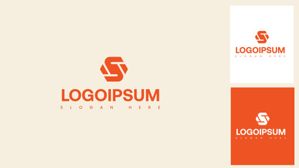 Modern Abstract Shapes Company Logo