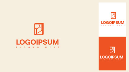 Modern Abstract Shapes Company Logo