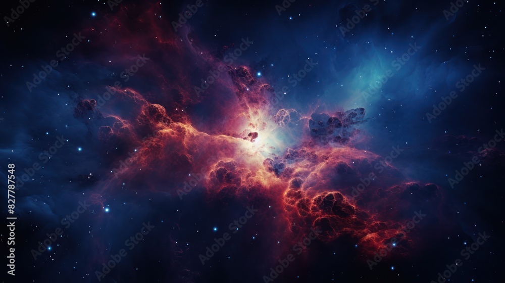 Canvas Prints nebula or galaxy in deep space,