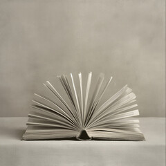 Grayscale Elegance: The Turning Pages of Time