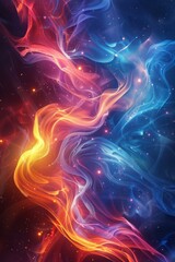 Abstract Fire and Ice