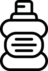 Obraz premium Vector illustration of a reusable water bottle, isolated on white