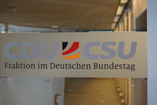 Die Bundestagsfraktion von CDU/CSU im Deutschen Bundestag in Berlin am 24.05.2024