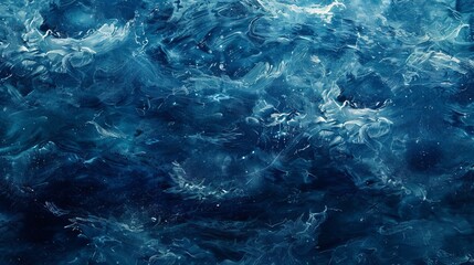 Fototapeta premium Deep blue sea texture