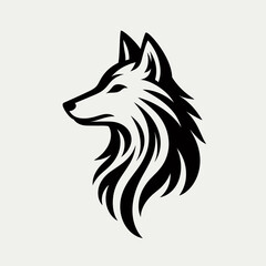 Black and White Maned Wolf Portrait: Capture the Wild Essence of this South American Predator