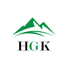 HGK letter logo design on white background. Creative  modern HGK letter logo design. Vector design.
Letters HGK, HGK logo  vector template.