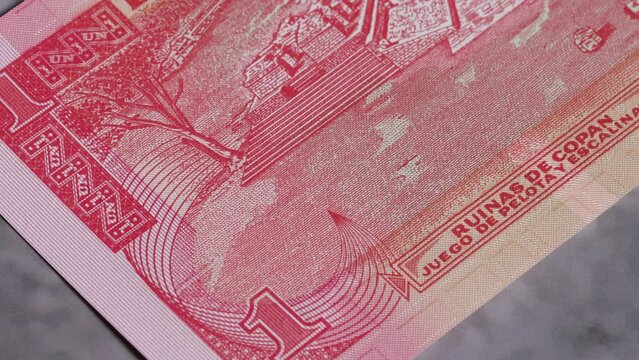 1 Honduran lempira national currency money legal tender bill bank