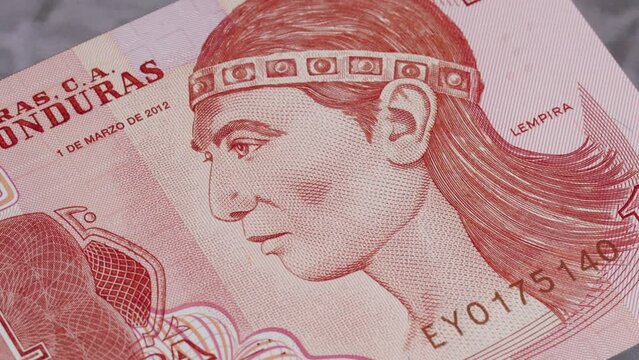 1 Honduran lempira national currency money legal tender bill bank 4