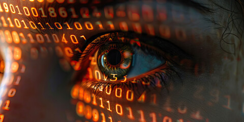 A cybersecurity expert vigilantly monitors networks, their keen eye spotting potential threats amidst a sea of ones and zeros